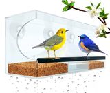 Custom Acrylic Window Bird Feeder with Super Strong Suction Cup