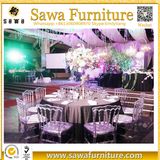 Fireproof Waterproof PC Clear Resin Napoleon Chair for Wedding