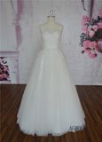 Beautiful Strapless Wedding Dress A-Line Lace Wedding Dress China