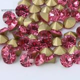Wholesale Shining Pointback Crystal Stones Glass Chaton for Decoration