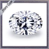Clear White Oval Brilliant Cut Synthetic Moissanite for Rings
