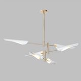 The Latest Design Post Modern White Pendant Lighting Fixtures Chandelier Lamp Light for Living Room