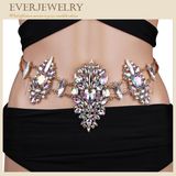Body Jewelry with Rhinestone Chain Rhinestone Body Jewelry