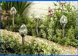 High Performance Glass Ball Light Series Cheap Outdoor Decorative Solar Rechargeable Lamp with Color Changing Crackle Glass Ball