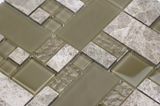 Glass and Stone Mixed Blend Multi Size (GQ01)