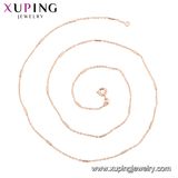 44681 Fashion Charm Jesus Cross Rose Gold-Plated Imitation Alloy Copper Jewelry Chain Necklace