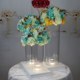 Lightweight Durable Clear Acrylic Cylinder Vase