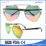 New Designer Fashion Coating Coated High Quality Metal Sunglasses