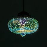 2017 New Hanging Pendant Lamp with 3D Glass Shade for Decorative