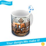 Christmas Personalized Gift Sublimation Photo Printed Music Mug