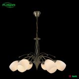 European Glas Chandelier Lamp in Antique Style (D-8103/6)