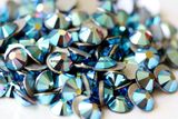 Crystal Rhinestone Flat Back Silver Back