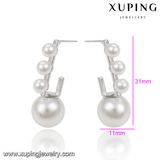 E-42 New Arrival Fashion Rhoudium Pearl Jewelry Earring