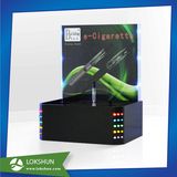 Black Acrylic E Cigarette Display Stand with LED Light