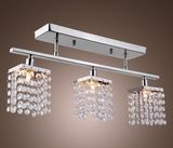 Stainless Steel Pendant Light Modern Crystal Pendant Lamp for Home Decoration