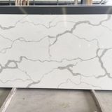 Customizable Marbling Countertop Material Engineered Artificial Crystal Quartz Stone Slab