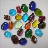 Flat Round Crystal Glass Gems