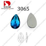 Hot Sale Cheapest Drop Aquamarine Sew on Stone for Wedding Dress