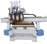 Pneumatic System CNC Multi Head Router, CNC Wood Router Automatic 3D, Atc CNC Router with 4 Axis Rotary 1530, 1325