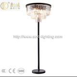 Modern Design Black Crystal Floor Light