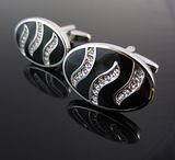 Custom Crystal Cufflinks