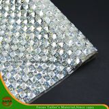 New Design Heat Transfer Adhesive Crystal Resin Rhinestone Mesh (HS17-17)