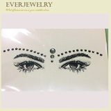Colorful Crystal Tattoo with Skin Safe Body Temporary Tattoo Sticker