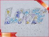 Nice Rhinestone Transfer Label Clothing Rhinestone Iron on Label