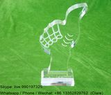Customized Clear Acrylic Crystal Souvenir Medal Awards