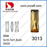Top Quality Foiled Backing Rectangle Crystal Rhinestone