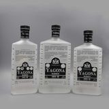 Empty Unique Shaped Clear Wine Vodka Glass Bottle 0.5/0.7/1L