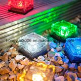 Hot Sale Waterproof Color Changing Solar Ice Bricks Solar Garden Lamp for Outdoor