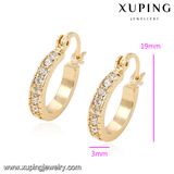 21683 Xuping Jewelry Women Earring, Fancy Design Gold Earring, Plated 18K Gold Color Earring.