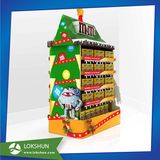 POS Supermarket Cardboard Pallet Display for Chocolate Christmas Goods