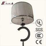 Unique Modern Crystal Body Fabric Shade Table Lamp for Bedside