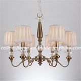 Iron Chandelier Lighting with Fabric Shade (SL2073-6)