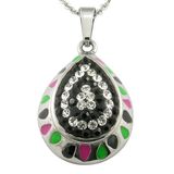 Resin 1.5mm CZ Stone Casting Pendant