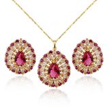 Popular Gold Plated Brazilian Perfect Jewelry Set Designers in China