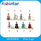 Mini Guitar USB Flash Disk Waterproof Jewelry USB Stick