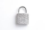 Hot Sale Fashion 925 Lock Pendant with CZ