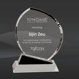 Halo Wedge Crystal Award (J-CRY6215M)