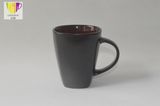 Wholesale Outside Matt Glaze Square Ceramic Mug