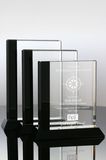 Teacher Appreciation Plaque Portfolio Crystal Book Award (5231--7