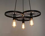 Retro-Style Wheel Pendant Lamp/Classical Hanging Lamp
