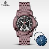 Luxury Miyota OS60 Chronograph Watch Stainless Steel Wrist Watch for Men72624