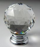 Clear Cut Faces Ball Crystal Brass Knobs (JD-KN-A004)