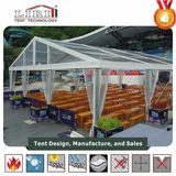 300 People Clear Marquee Tent for Outdoor Festival Event
