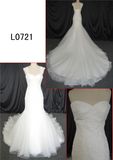 Luxury Mermaid Wedding Dress Long Train