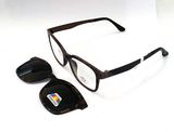 Vintage Magnet Clip on Glasses on Optical Frame