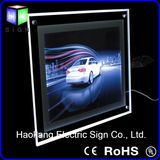 Wall Mounted Acrylic Crystal LED Slim Light Box